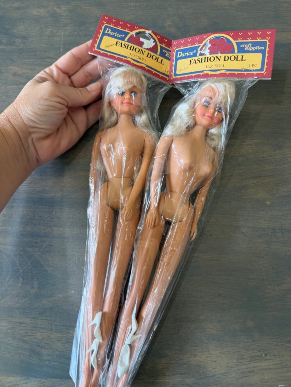 Darice Craft Supplies Fashion Dolls New in Packages 2 Dolls